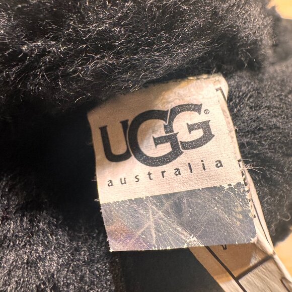 UGG Black Tall Wedge Boots — Classic + Cozy + Hard to Find - Picture 2 of 6